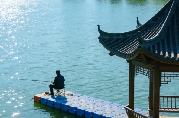 圣天湖垂钓园试营业啦！