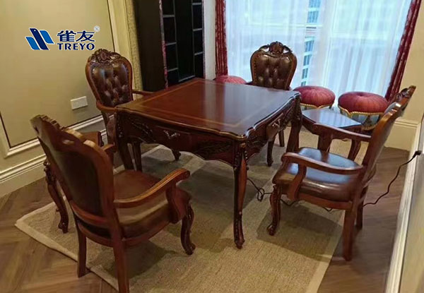 实木餐桌麻将机