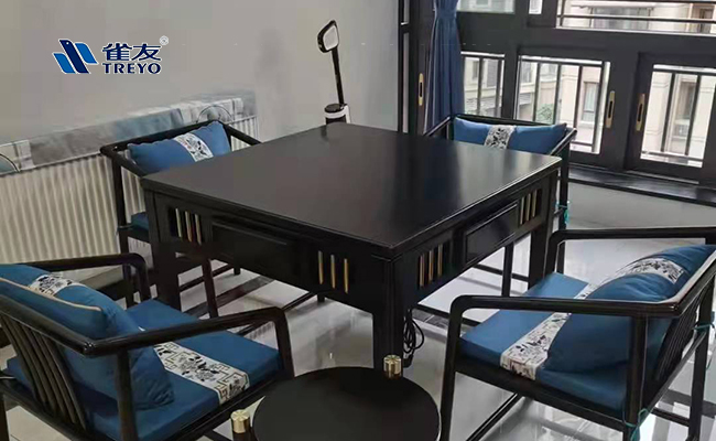 实木餐桌麻将机