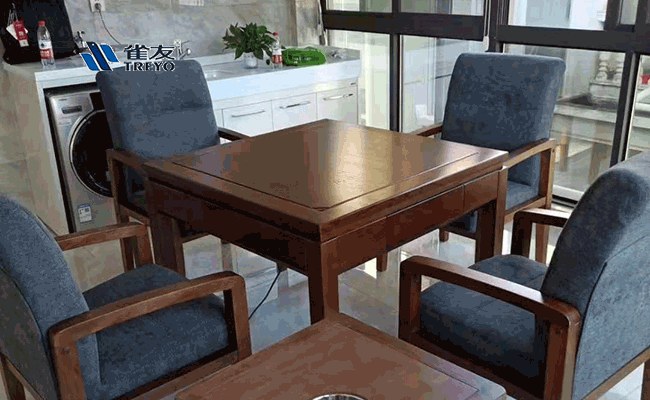 实木餐桌麻将机