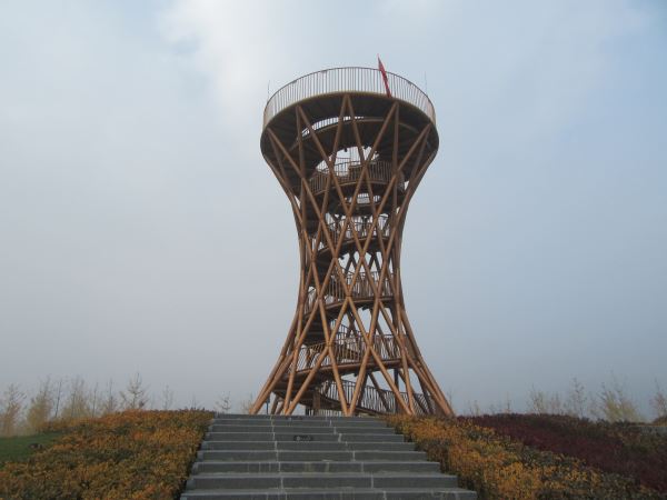 太原植物園鋼結構觀景塔施工質量檢測