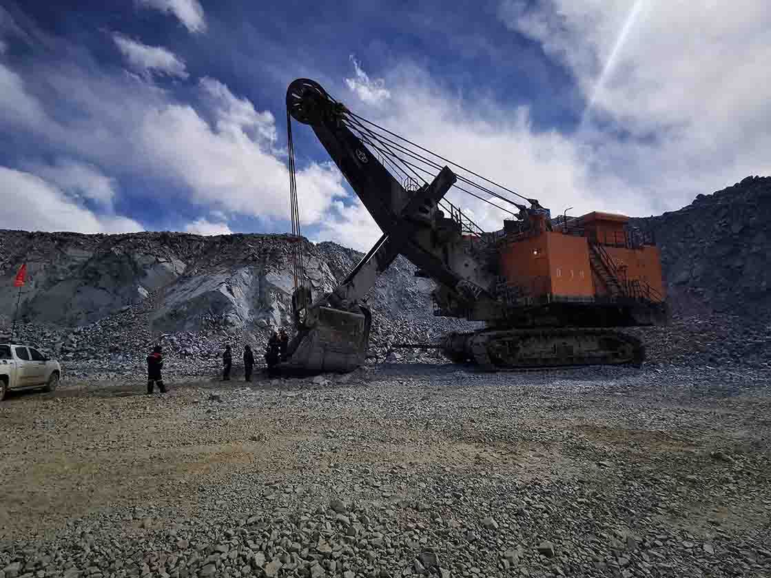 中国某铜矿  为机械式正铲挖掘机提供配套备件