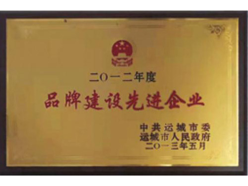 品牌建设先进企业