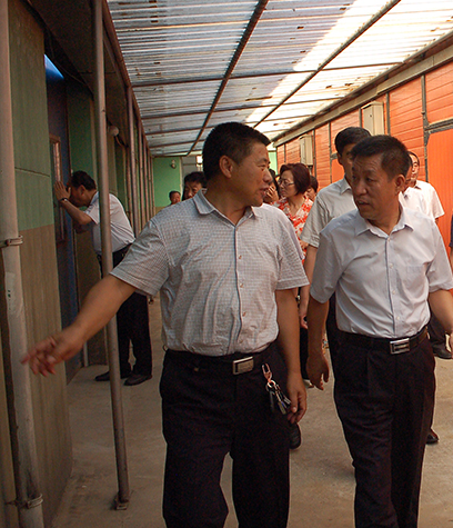 2016年7月23日山西临县人民政府县长李双会莅临山西万里红生物科技有限公司考察指导