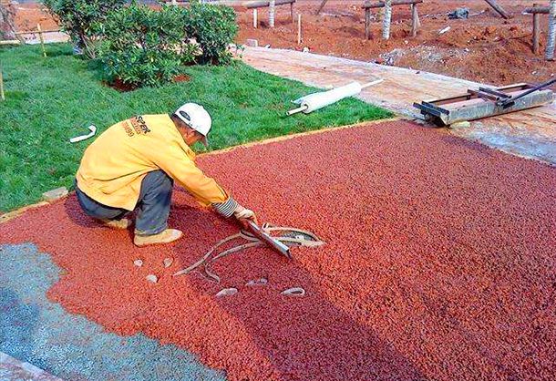 彩色混泥土