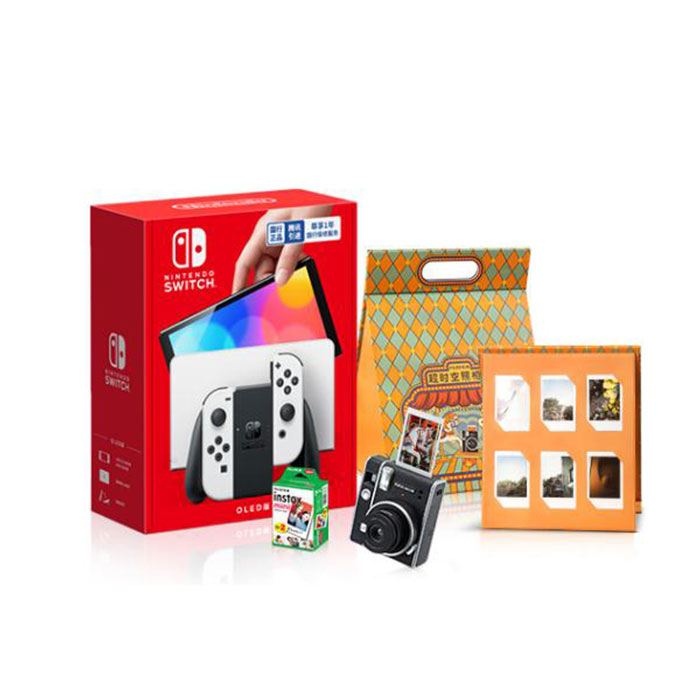 任天堂Nintendo-Switch-OLED版配白色Joy-Con