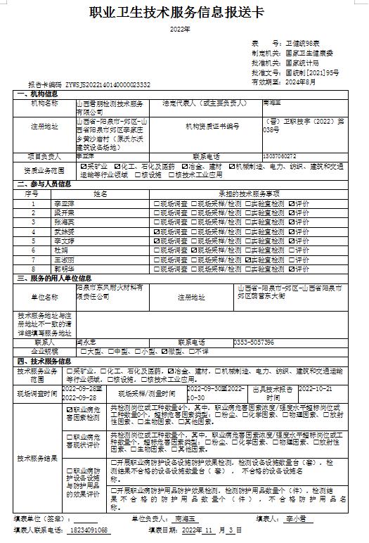 陽(yáng)泉市東風(fēng)耐火材料有限責(zé)任公司