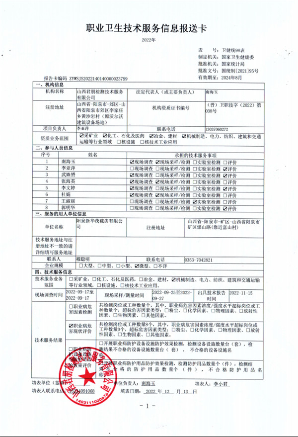 陽泉新華茂截齒有限公司