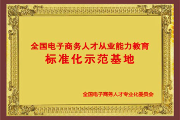 铜牌—全国电子商务人才从业能力教育标准化示范学院