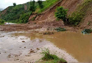 云南紅河州、德宏州泥石流自動化監測預警