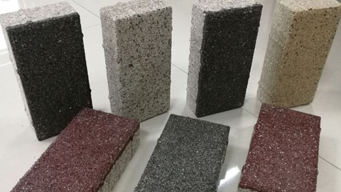 利用石材废料生产彩色路面砖的生产技术