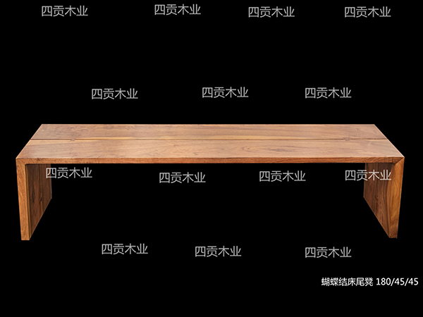 蝴蝶結床尾凳