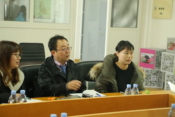 日本福冈教育大学韩星民博士带领学生来基地参观