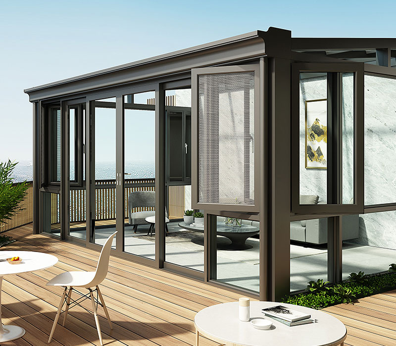 断桥铝门窗铝塑铝门窗铝包木门窗阳光房— product center