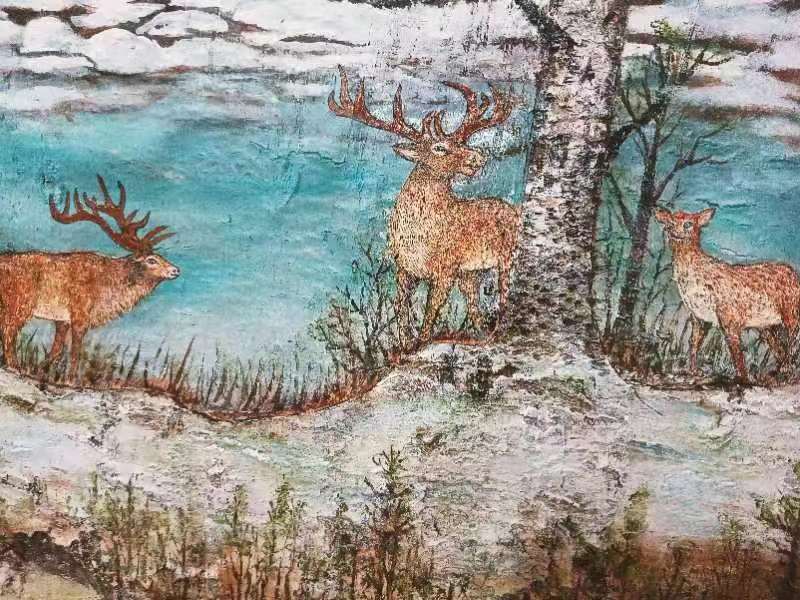 桦树皮画