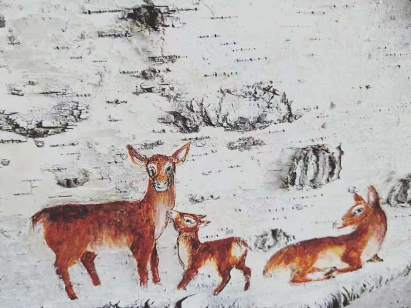 桦树皮画