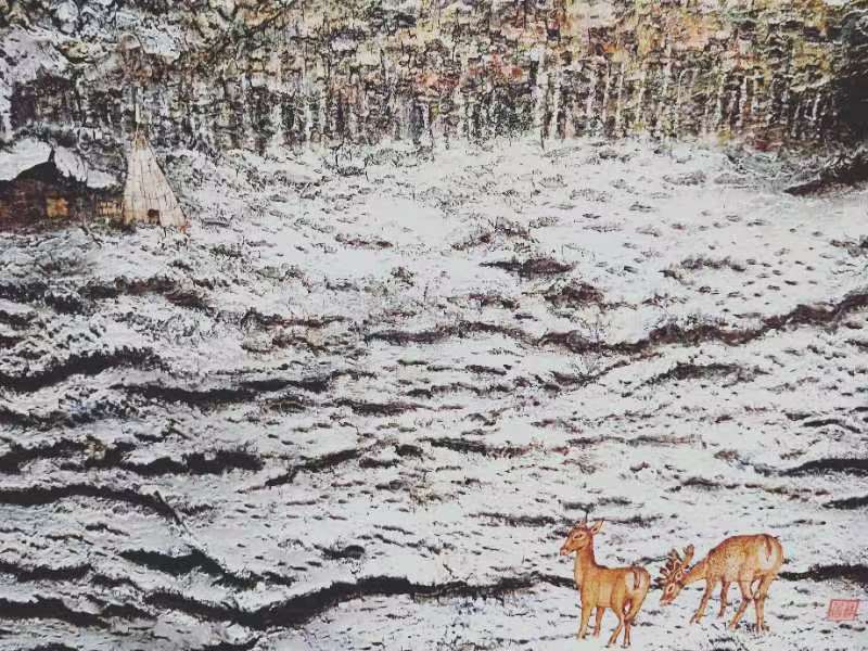 桦树皮画