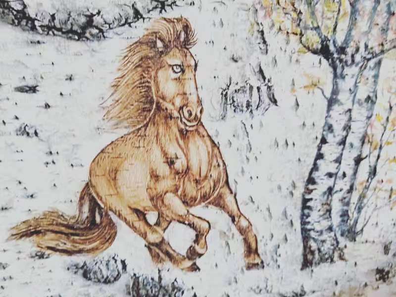 桦树皮画