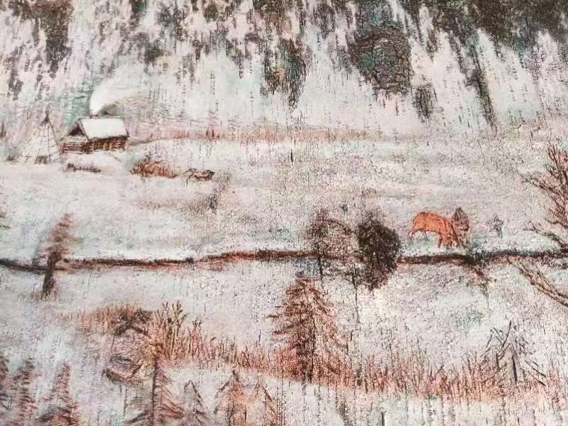 桦树皮画