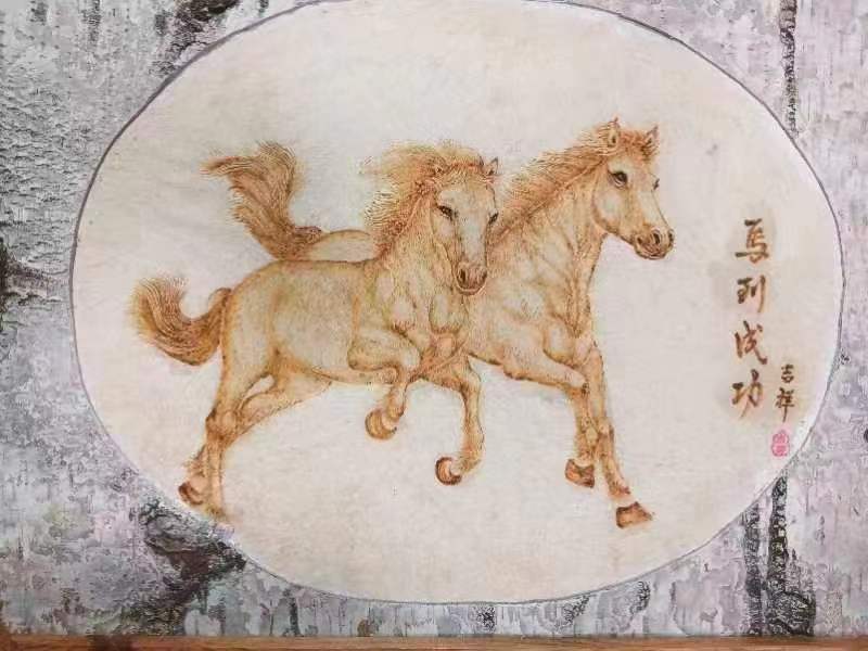 桦树皮画