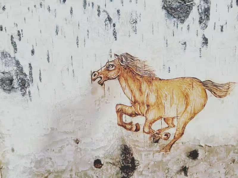 桦树皮画
