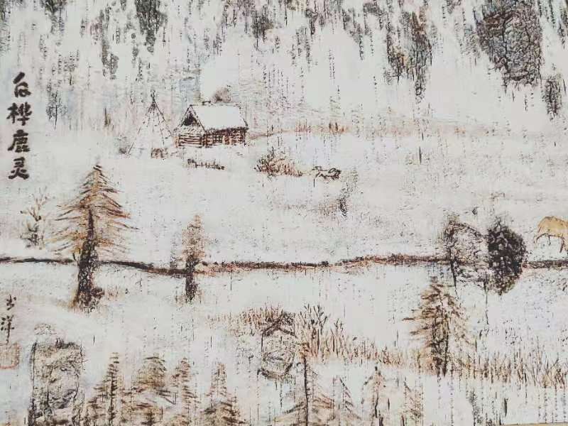 桦树皮工艺品 (36)