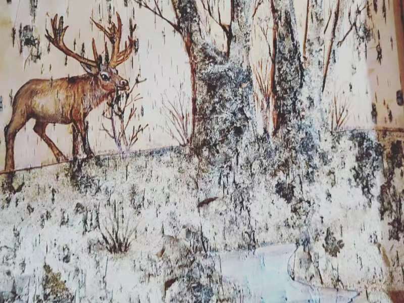 桦树皮画