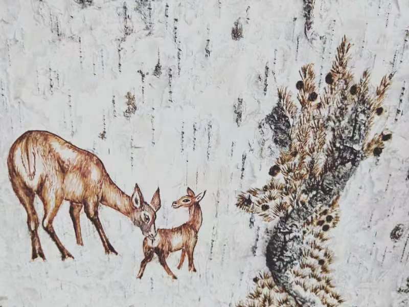 桦树皮画