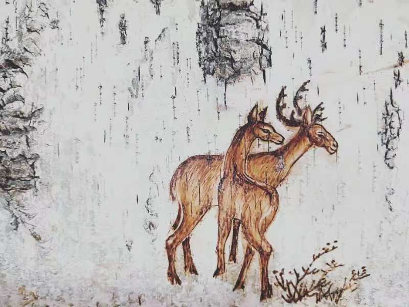 桦树皮画