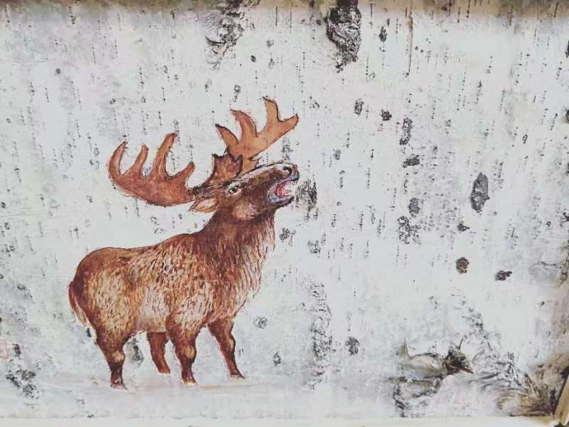 桦树皮工艺品 (95)