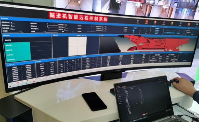 井上集控中心掘進(jìn)機(jī)智能遠(yuǎn)程控制系統(tǒng)調(diào)試