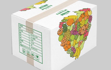 水果彩色包装箱
