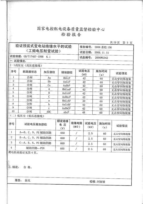 YBM检验报告
