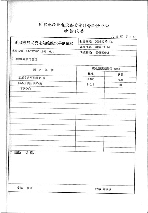 YBM检验报告