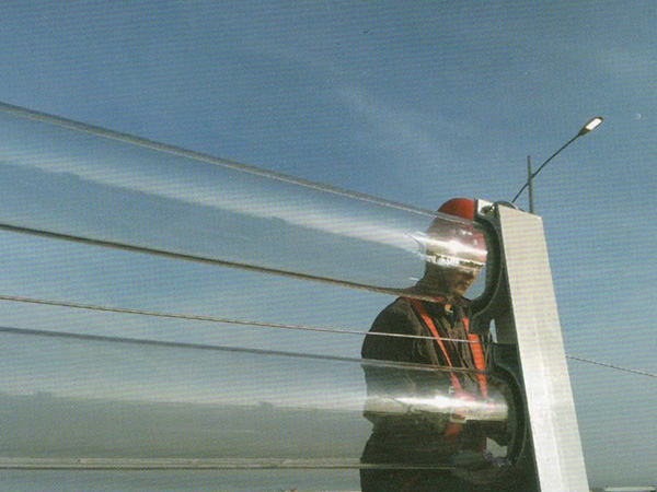 大桥风障条安装实景