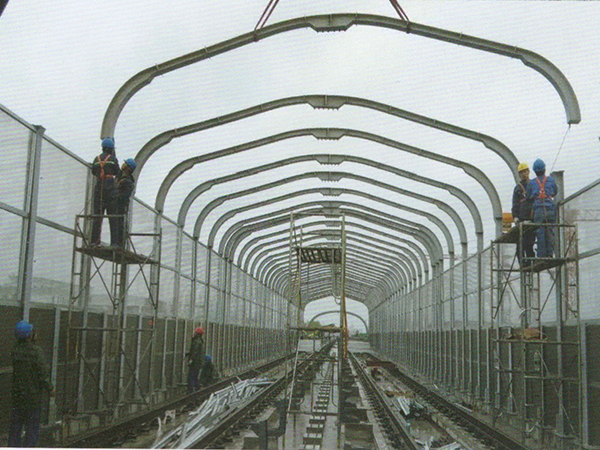 声屏障安装实景