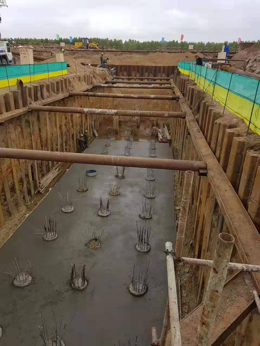 齐齐哈尔市浏园水厂20万吨取水泵站基础降水