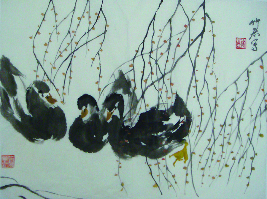 《春》46x50cm