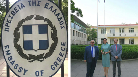 晉藏山西高粱酒走進希臘共和國駐華大使館